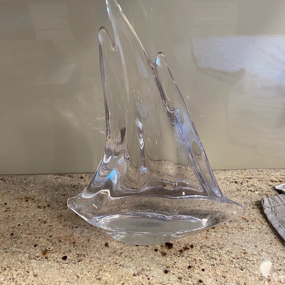 Daum France crystal sailboat - Picture 3 of 4